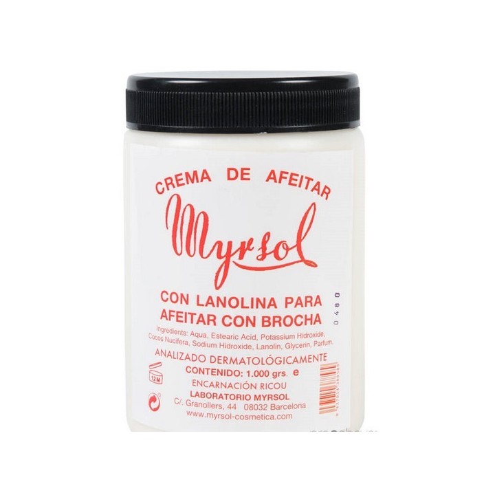 Myrsol Crema de Afeitar 1Kg