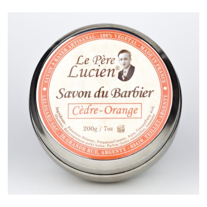 Jabón de Afeitar Cedro-Naranja Le Père Lucien Bol 200gr