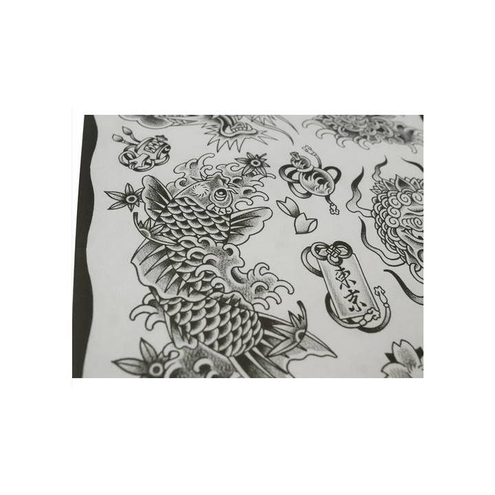 Póster Barber Japonés Flash Brosh