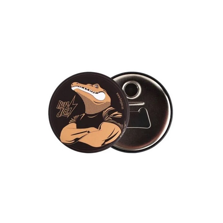 Abrebotellas Metálico con Imán Hey Joe