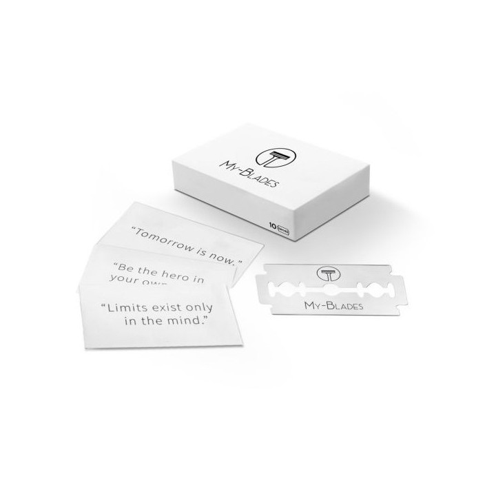 100 Cuchillas de Afeitar Silver My-Blades