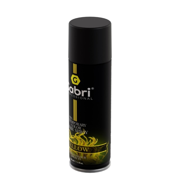 Gabri Professional Yellow Pro Temporary Color Hair Spray 150ml