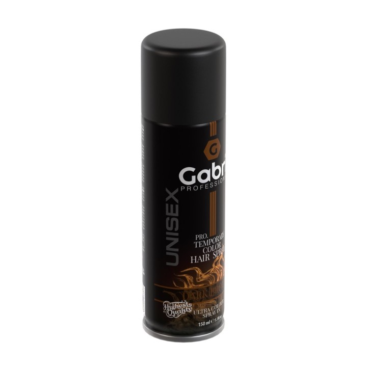 Spray para Cabello Color Marrón Oscuro Gabri Professional 150ml