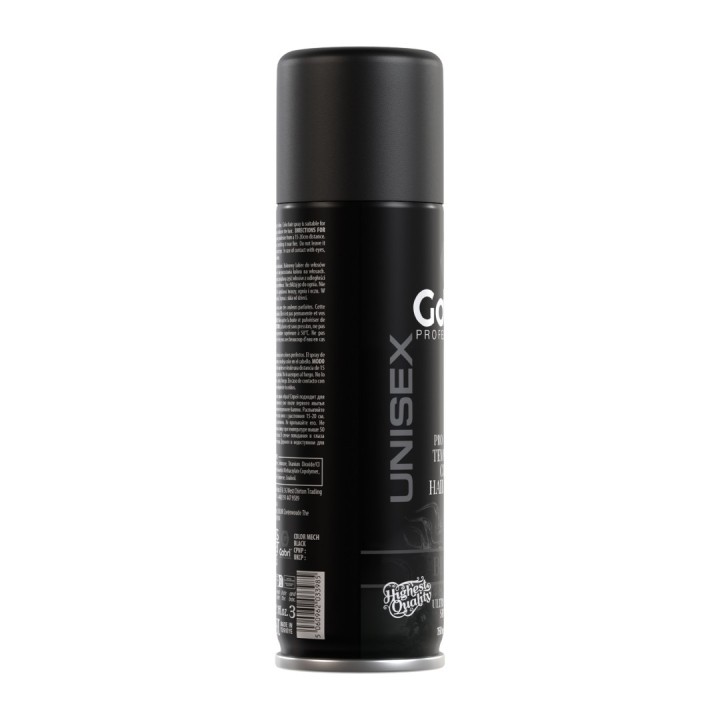 Gabri Professional Black Pro Temporary Color Hair Spray 150ml