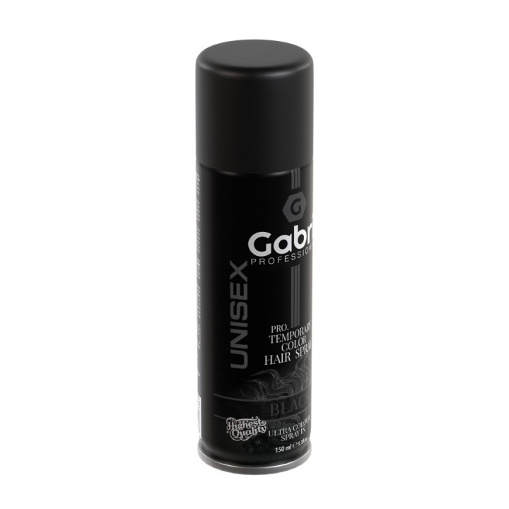 Spray para Cabello Color Negro Gabri Professional 150ml