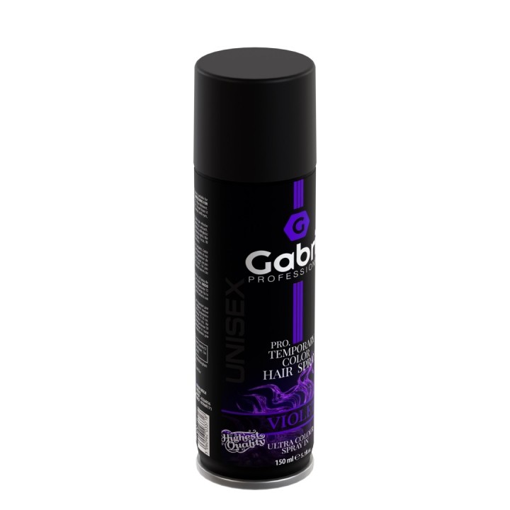 Gabri Professional Violet Pro Temporary Color Hair Spray 150ml