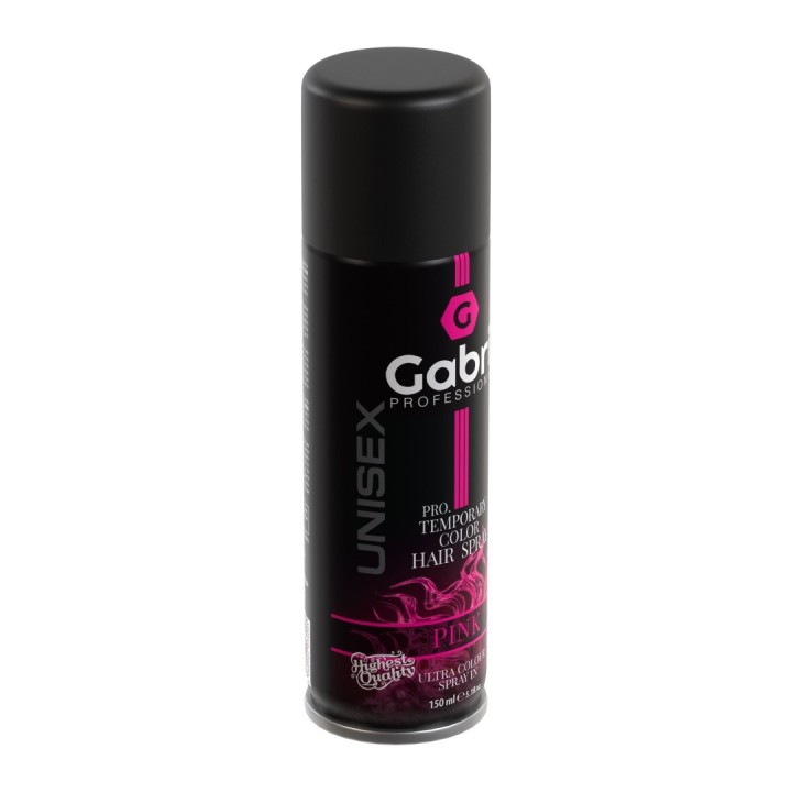 Gabri Professional Pink Pro Temporary Color Hair Spray 150ml
