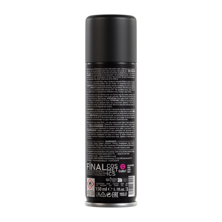 Spray para Pelo Color Rosa Gabri Professional 150ml