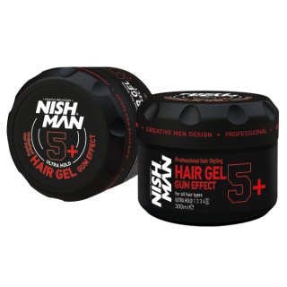 Gel Cabello Gum Effect Ultra Fuerte 5+ Nishman 300ml