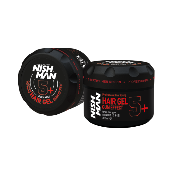 Gel Cabello Gum Effect Ultra Fuerte 5+ Nishman 300ml