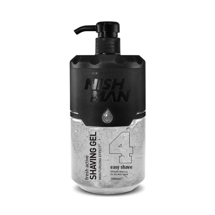 Gel de Afeitar Transparente Fácil Afeitado nº4 Nishman 1L