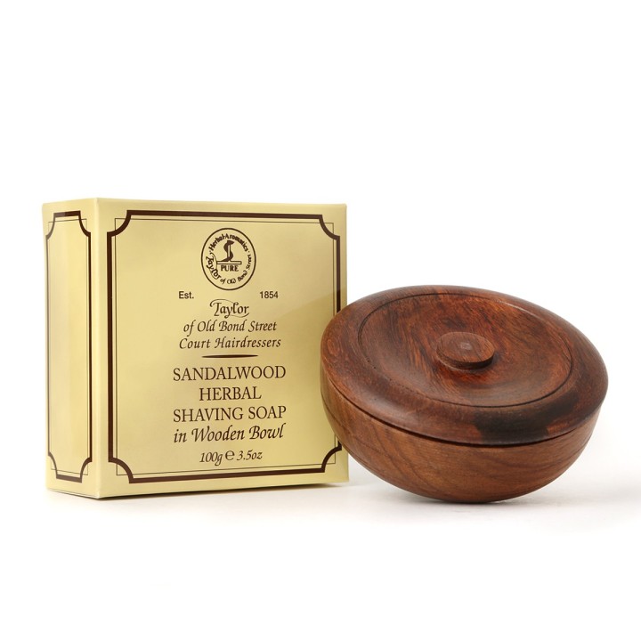 Taylor of Old Bond Street Sandalwood Shaving Wooden Bowl 100gr.