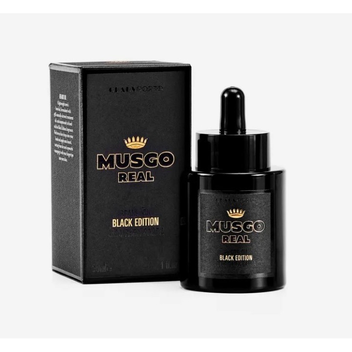 Aceite Barba Black Edition Musgo Real  30ml