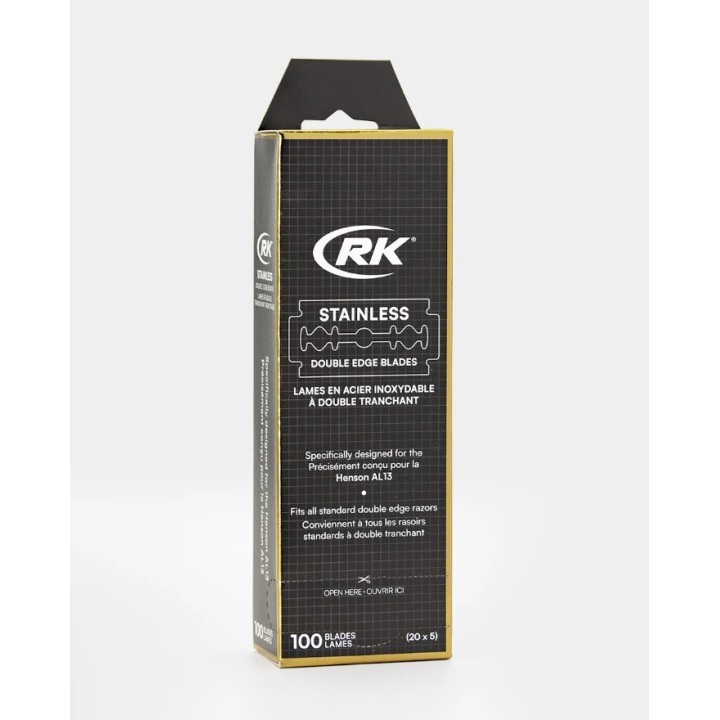 100 Cuchillas de afeitar Doble Hoja Henson