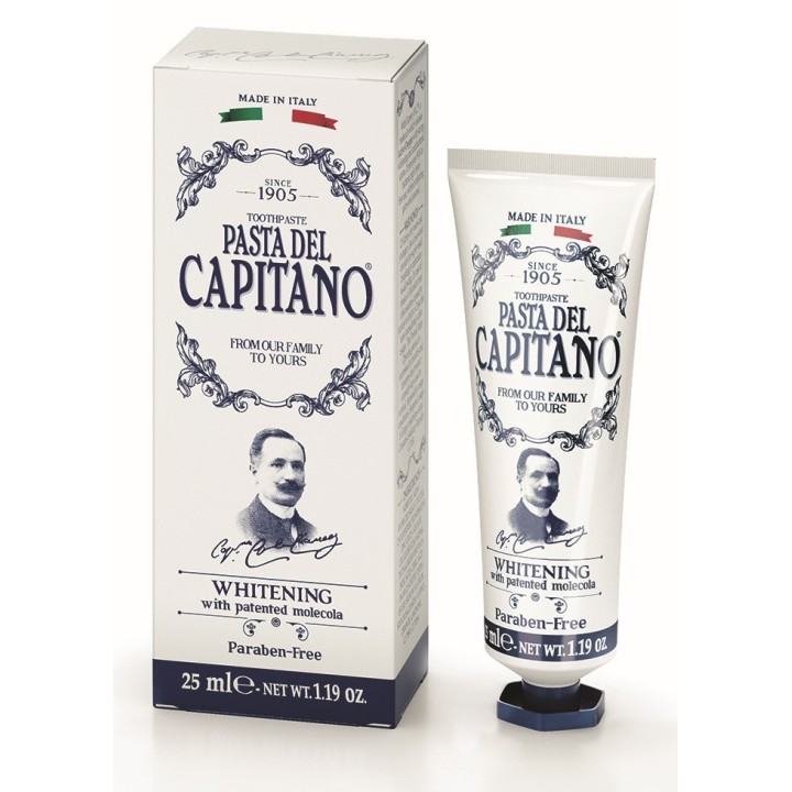 Dentífrico Pasta del Capitano 1905 Blanqueadora 25ml