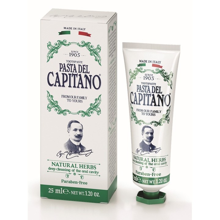 Dentífrico Pasta del Capitano 1905 Hierbas Naturales 25ml