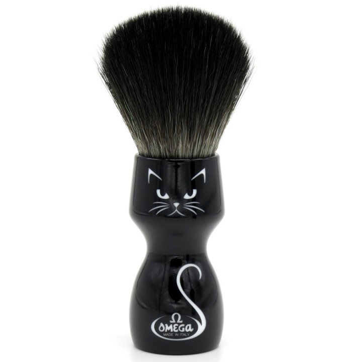 Omega He Omegatto Synthetic Fiber Shaving Brush 