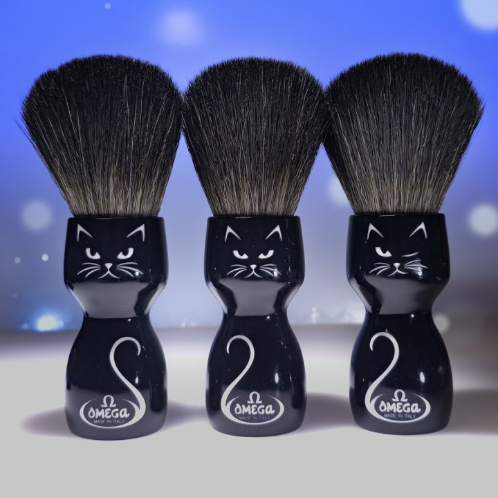 Brocha de Afeitar Fibra Sintética Omegatto She Omega