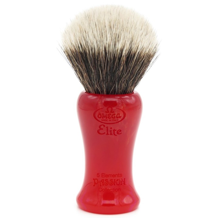 Omega Synthetic Fibre Shaving Brush Elite Passion