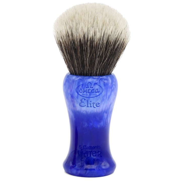 Omega Synthetic Fibre Shaving Brush Elite Water