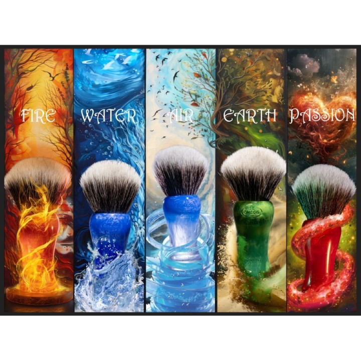 Omega Synthetic Fibre Shaving Brush Elite Air 