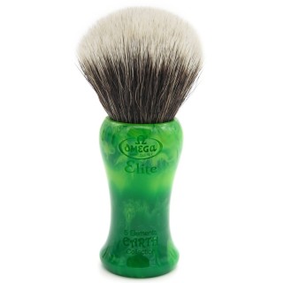 Omega Synthetic Fibre Shaving Brush Elite Earth