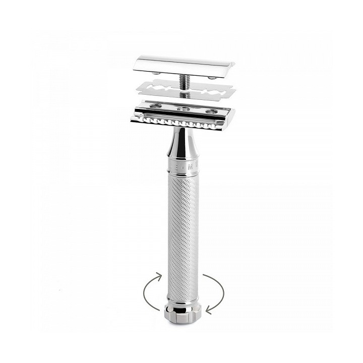 Maquinilla de Afeitar Clásica Mühle R89 "Twist" Peine cerrado