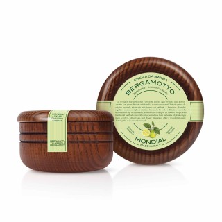Crema Afeitar Bergamota & Neroli Bol Madera Mondial 140ml