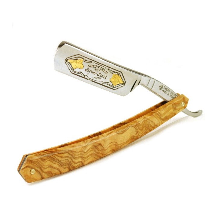 Navaja 6/8 Thiers Issard Madera Olivo