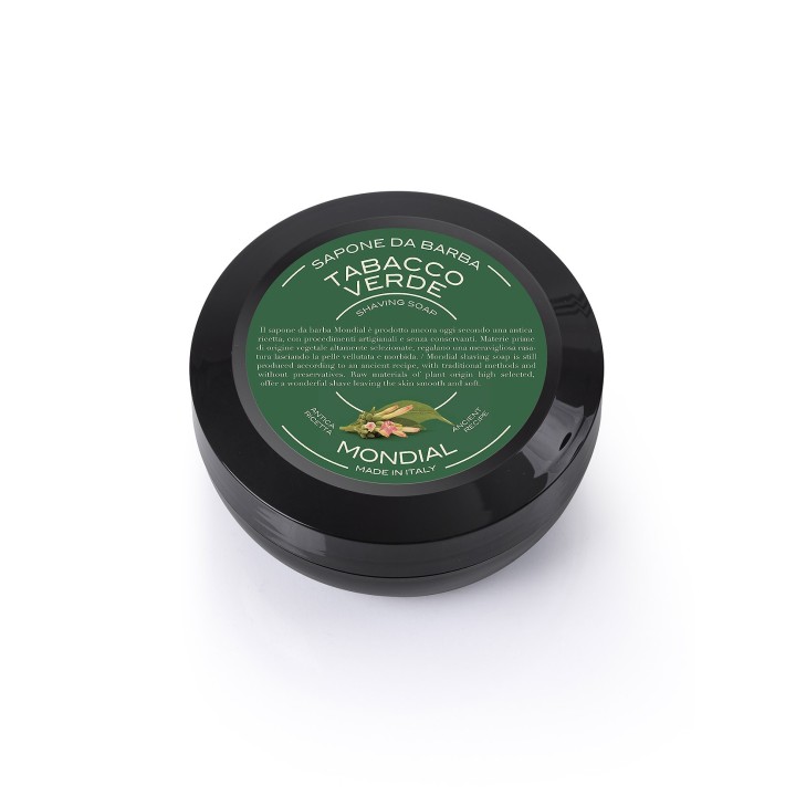 Jabón Afeitar Tabaco Verde Mondial 60gr 