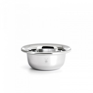 Edwin Jagger Polished Stainless Steel Shaving Bowl
