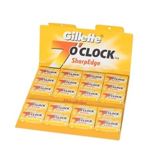 100 Double Edge Blades Gillette 7 o'clock SharpEdge