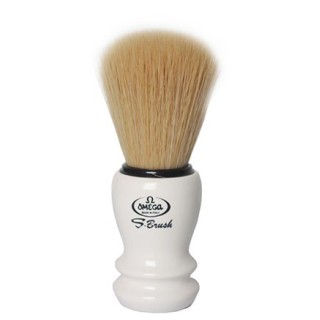Brocha de Afeitar Pelo Sintético Omega Blanca