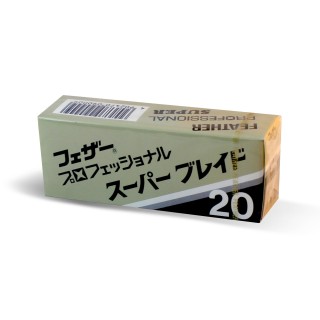 Hojas de Afeitar Feather Professional Super