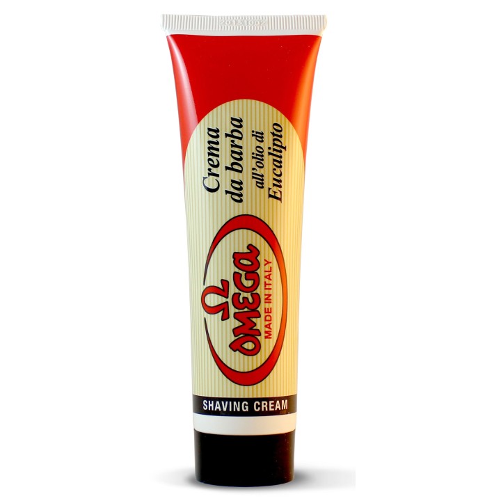 Omega Eucalyptus Oil Shaving Cream Tube 100ml