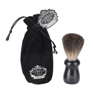 Brocha de Afeitar Pure Badger Portus Cale Black Edition