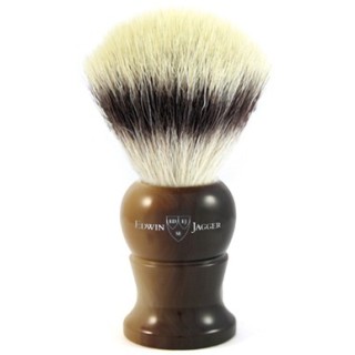 Brocha de Afeitar Edwin Jagger Fibra XL Cuerno