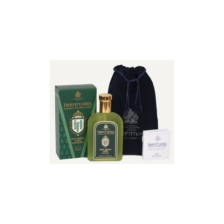 Truefitt & Hill West Indian Lime Colonia 100ml + Pack 8 Aromas