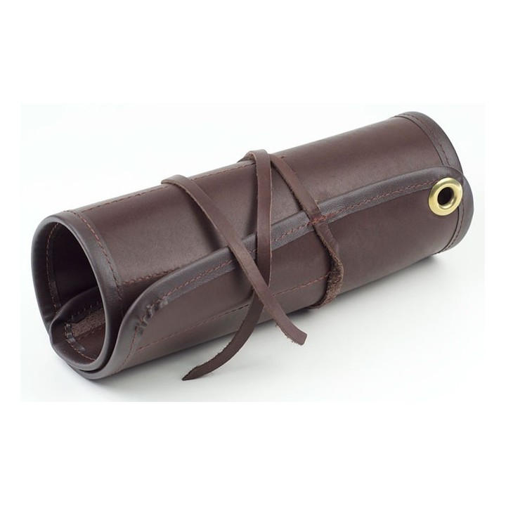 Funda de cuero Marrón 7 Navajas Thiers Issard enrollable