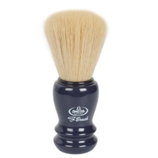 Brocha de Afeitar Pelo Sintético Omega Azul Marino