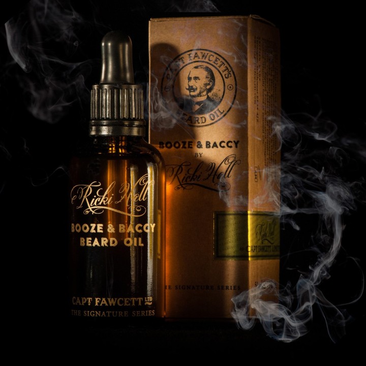 Aceite para Barba Ricki Hall's Booze & Baccy Captain Fawcett 50 ml