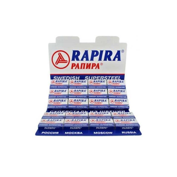 100 Cuchillas Doble Hoja  Rapira Supersteel