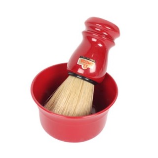 Bol Afeitado Omega Rojo