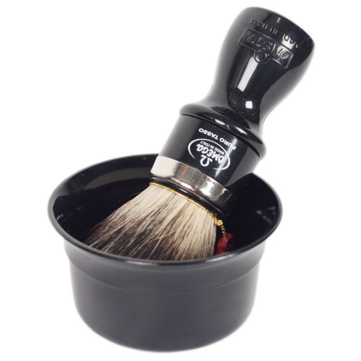 Bol Afeitado Omega Negro