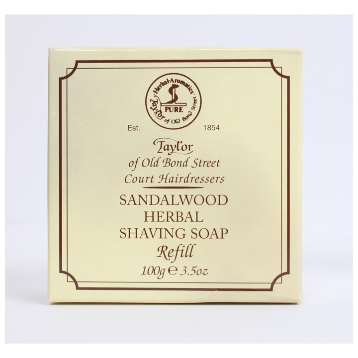 Recambio jabón afeitar Sándalo 100gr