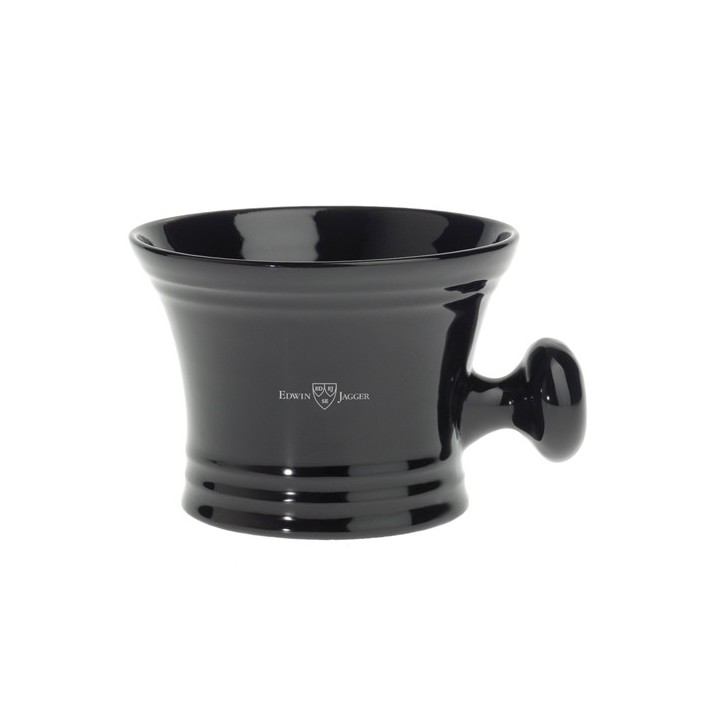 Edwin Jagger Porcelain Ebony Shaving Bowl 
