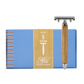 Double Edge Safety Razor Fatip Olive Wood