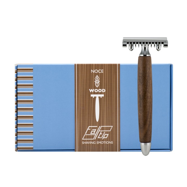 Double Edge Safety Razor Fatip Zebrano Wood