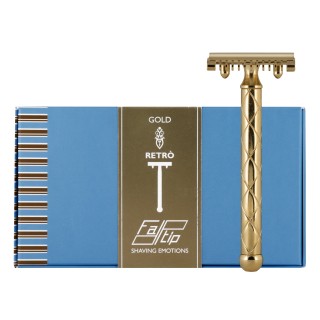 Fatip Gold Open Comb Double Edge Safety Razor Retro