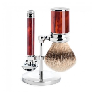 Mühle Traditional Shaving Set Silvertip Shaving Brush & R108 Safety Razor